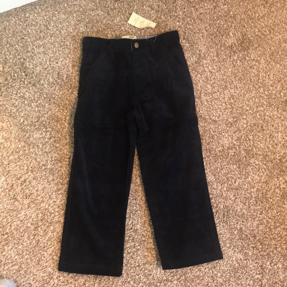 NWT Boys SIZE 4 Dark Navy Corduroy pants